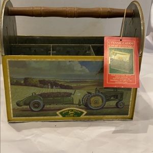 John Deere utensil caddy vintage